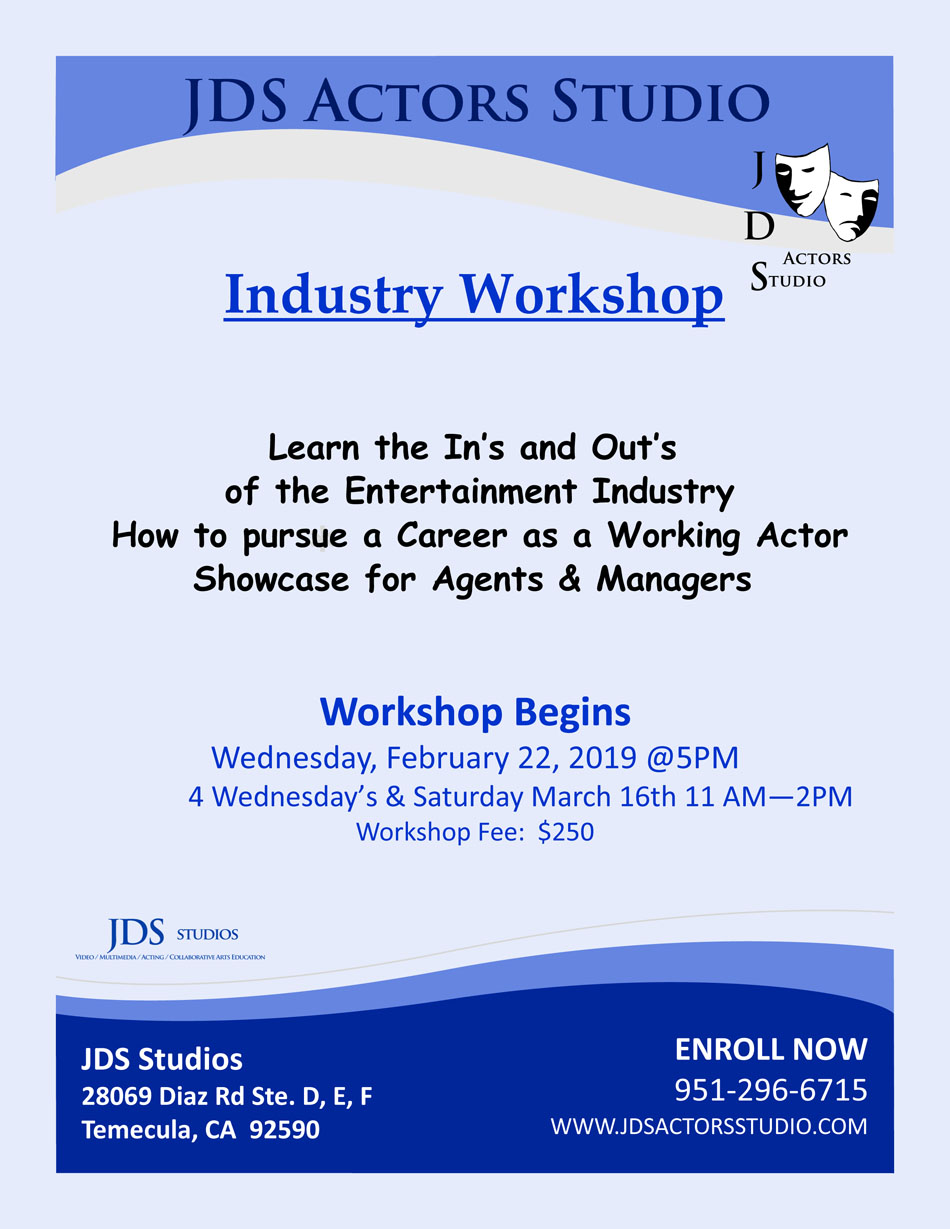 JDS Actors Studio Industry Workshop 