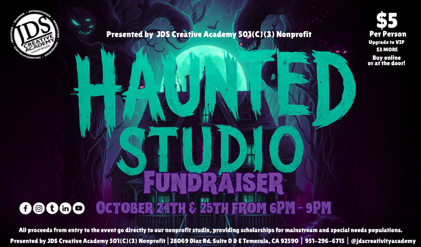 Haunted Studio Is HERE! Why This Fundraiser Is More Than Just Scares